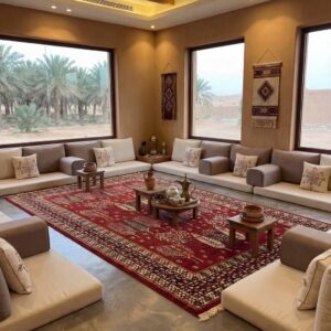 جلسة أرضية عصرية