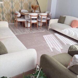 طقم كنب مودرن بتصميم انسيابي